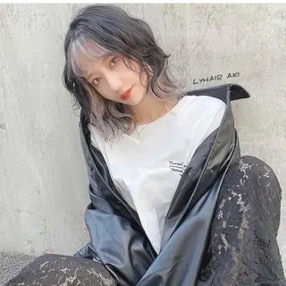 ミディアム Lyhair🦊🎀 AKIのヘアスタイル