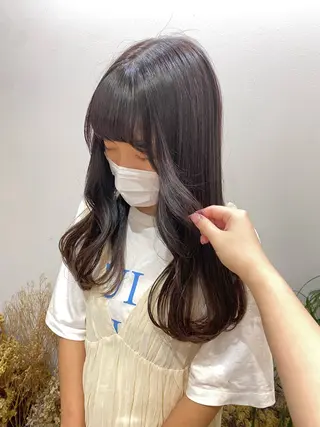 ロング カラー otoha✳︎ くすみ艶カラーのヘアスタイル