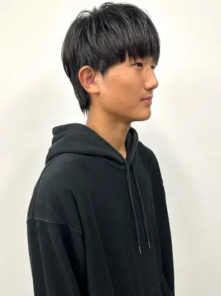 ショート メンズ ボブ/ゆるふわ ボブパーマ/とういのヘアスタイル