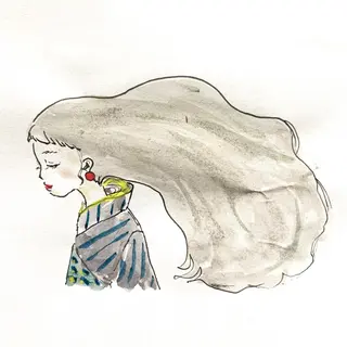 ロング 佐藤 美咲のヘアスタイル