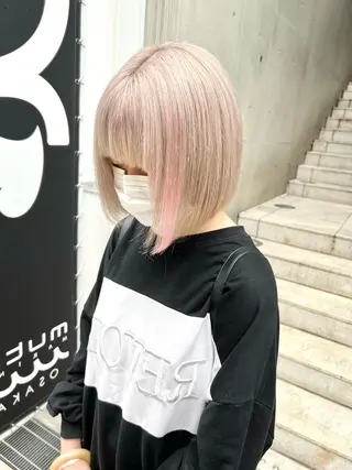 ショート 艶髪ハイトーンカラー ☆MASAのヘアスタイル