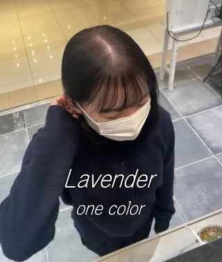 カラー 自然と惹かれる🪷 艶カラー/茉優♩のヘアスタイル