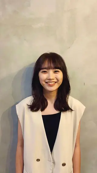 ミディアム カラー 透明感カラー 🦙なりたりみのヘアスタイル