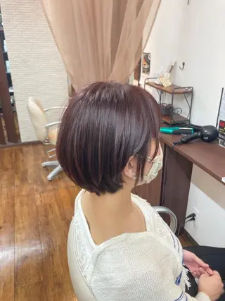 ショート カラー ヘアと眉Otsuka Hikari💆‍♀のヘアスタイル