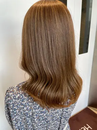ミディアム カラー 美髪形成！色素改善！ 秋田　和輝のヘアスタイル