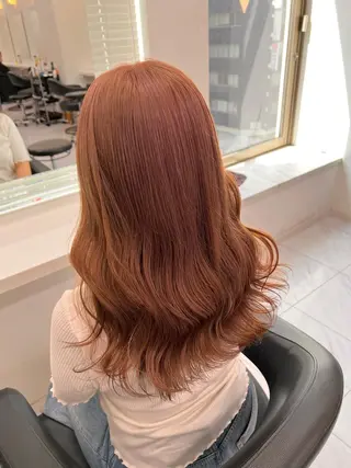 セミロング 💖札幌カラー 指名No.1💖玲奈のヘアスタイル