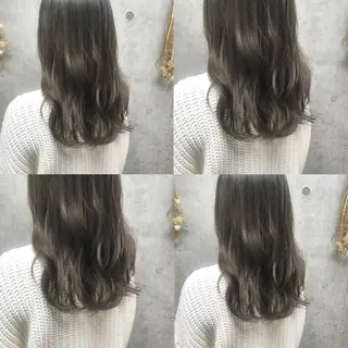 セミロング カラー ヘアアレンジ Satsuki ✂︎♡のヘアスタイル