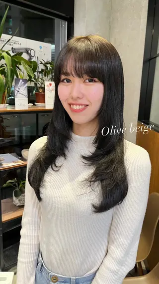 ロング カラー ヘアアレンジ yuuri🎀/大宮 /韓国ヘア/レイヤーのヘアスタイル