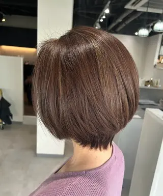 ミディアム カラー 脱白髪染め❕白髪 ぼかし特化🌟ヨコタのヘアスタイル