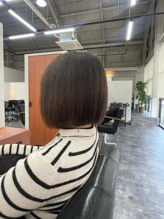 ミディアム 佐藤 菜穂のヘアスタイル