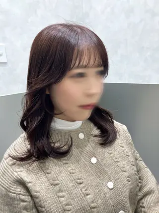 カラー 💖ブリーチなし透明 感💖ASAHIのヘアスタイル