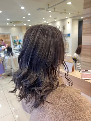 ロング 髪質改善縮毛矯正 堀田陸斗のヘアスタイル