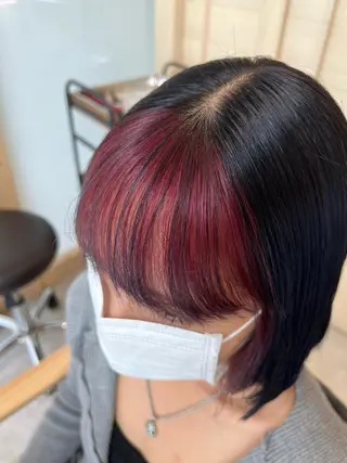 ロング カラー ヘアアレンジ 🌈髪質改善・美髪矯 正・平野瀬乃🌈のヘアスタイル