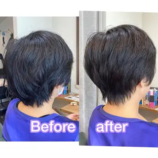 ショート 中江 翔のヘアスタイル