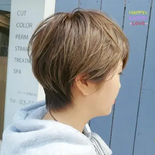 ショート カラー hase _のヘアスタイル