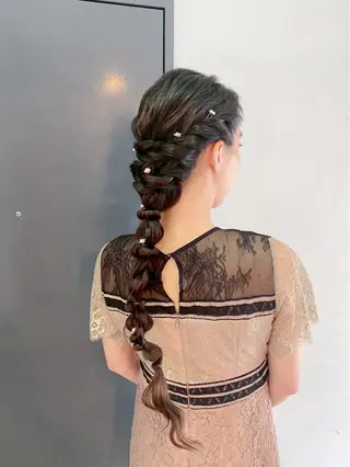 ヘアアレンジ hair make もりした ゆうのヘアスタイル