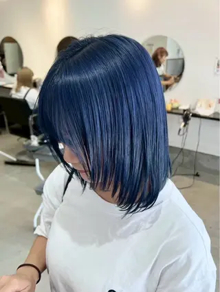 ミディアム nanami lucktokyoのヘアスタイル