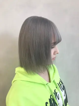 ショート カラー ハイトーン×レイヤー /遠藤将太のヘアスタイル