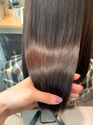 ミディアム hub hair レイヤー/透明感のヘアスタイル