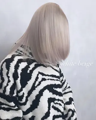 ミディアム カラー 💜ハイトーン💛 マジカルかいちゃんのヘアスタイル