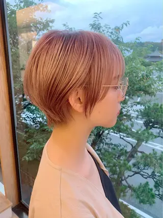 ショート ナガス カズアキのヘアスタイル