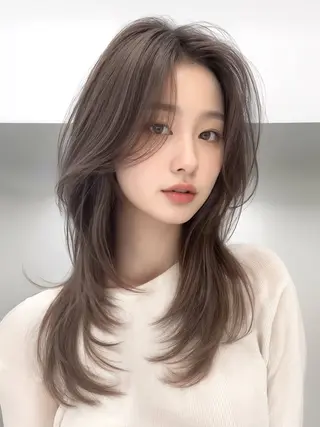 セミロング カラー 💗大人艶×髪質改善 カラー💗AYAKIのヘアスタイル