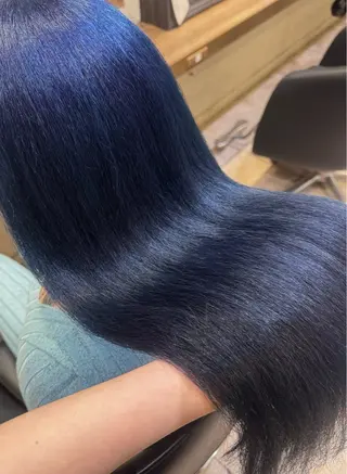 ロング カラー さら艶レイヤーカット 🩶Suzuneのヘアスタイル