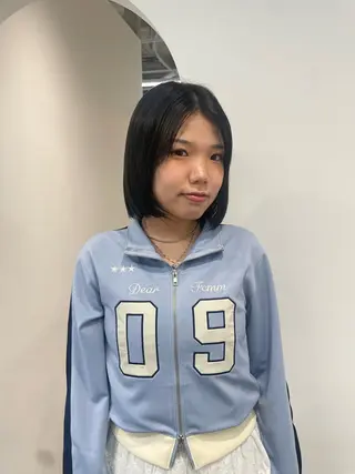 ショート カラー 𝘚𝘶𝘻𝘶 𓂃𓈒𓏸のヘアスタイル
