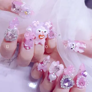ネイル 梅田🦄中崎町🩵 u n o 0 1のネイルデザイン