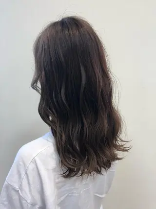 セミロング カラー ヘアアレンジ ❣️倉敷❣️美髪 カラー能登一成のヘアスタイル