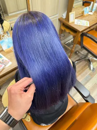 ロング カラー りんたろー /縮毛矯正のヘアスタイル
