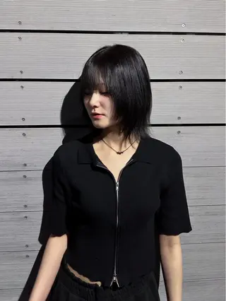 ショート カラー 🐺ウルフオタク🐺 ハイトーン/moeのヘアスタイル