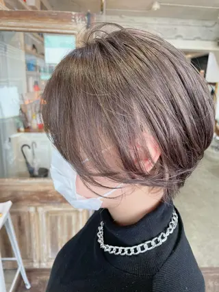 ショート カラー ヘアアレンジ 山崎 澪 レイヤーカット/大宮のヘアスタイル
