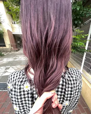 ロング カラー 🙃 透明感カラー/ボブのヘアスタイル