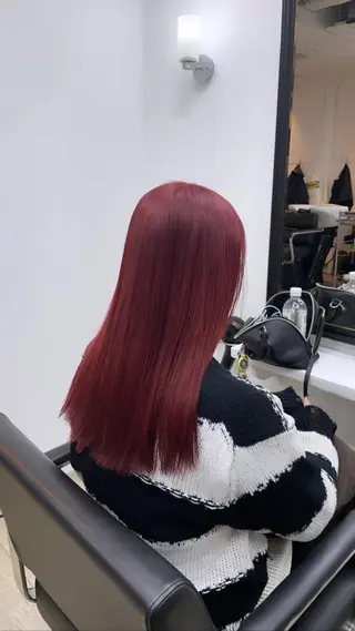 ロング カラー 🔷ダブルカラーハイ トーン🔷櫻井走のヘアスタイル