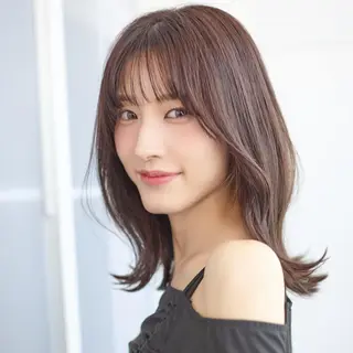 ミディアム mihiro 🩷のヘアスタイル