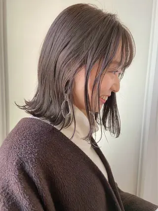 ミディアム 伊藤ほのか/パーマ /酸性ストレートのヘアスタイル