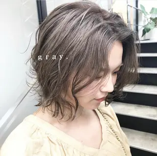 ショート カラー パーマ メンズ キッズ stylist 🌸 kana.のヘアスタイル
