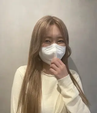 ロング ❤︎︎韓国ヘア❤︎︎ 𝑺𝒉𝒊𝒉𝒐のヘアスタイル