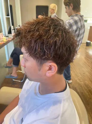 ショート パーマ メンズ LAP.s 中嶋　諒のヘアスタイル