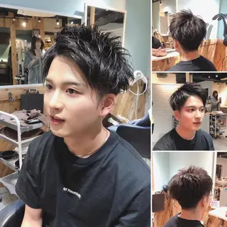 ショート メンズ 薮 恵一のヘアスタイル