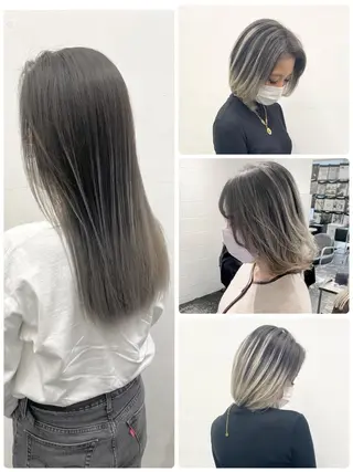 ロング カラー パーマ ヘアアレンジ メンズ キッズ ブリーチ　ハイトーン 特化🌈フジタハルキのヘアスタイル
