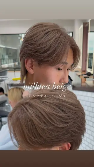 カラー メンズ 菅野 心悠/メンズヘアのヘアスタイル