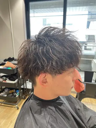 ショート パーマ メンズ 【メンズヘアの匠】 タニ 心斎橋 アメ村のヘアスタイル