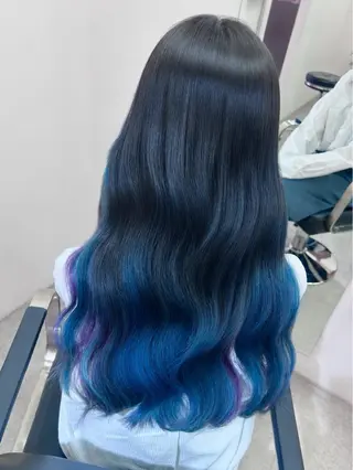 ロング カラー moe/名古屋 /カラーモデルのヘアスタイル