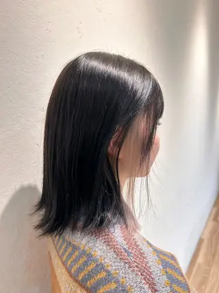 ミディアム 玉田 千智のヘアスタイル