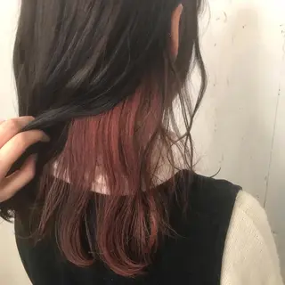 ミディアム カラー 🪭risa 暖色/レイヤー🪭のヘアスタイル