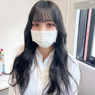 ロング カラー 髪質改善/韓国ヘア 顔まわり特化yutoのヘアスタイル