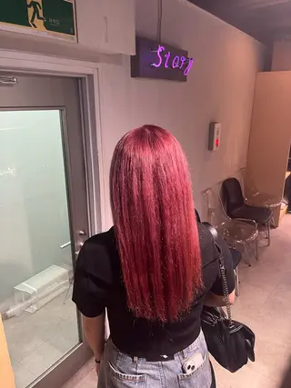 ロング カラー 川越ハイトーン🧸 Yumaのヘアスタイル