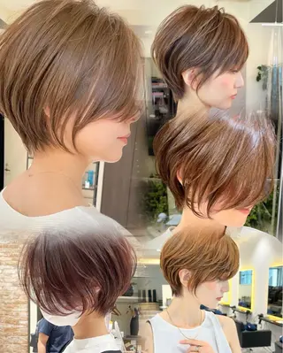 ショート 大人ショート特化/ カットモデル/表参道のヘアスタイル